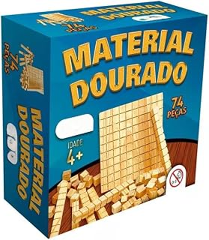Material Dourado Educativo — imagem real do produto